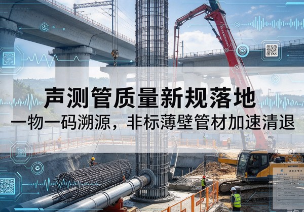 海淀区声测管质量新规落地，一物一码溯源，非标薄壁管材加速清退
